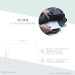KTnet MP10 高耐磨滑鼠墊 黑色 防水防油 抗污止滑 滑鼠墊 辦公電競皆適用, , large