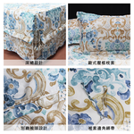 【多利寶寢具】INDIAN_100%純天絲雙人七件式床罩組-華爾琪, , large