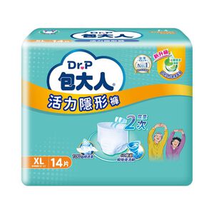 [箱購]包大人活力隱形褲XL-14PC片 x 4包/箱