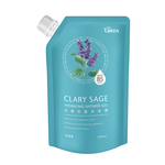 綠的水感抗菌沐浴露補充包-鼠尾草, , large