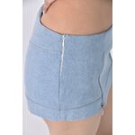 (L) 【安于晴Charlene私服】lsoul丹寧牛仔質感藍色短裙二手衣, , large