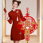 結婚喜慶囍字流蘇吊飾-雙喜良緣3入#805(婚房囍字吊飾/結婚喜慶掛件/婚房裝飾/婚房布置/結婚專用掛飾/結婚佈置小物/花環囍字), , large