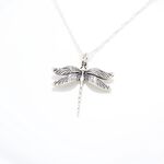 【Angel & Me】展翅高飛 蜻蜓 Dragonfly s925 純銀 項鍊 生日 情人節 禮物, , large