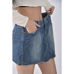 (2XL) net丹寧牛仔棉質純棉藍色短裙二手衣, , large