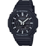 CASIO 卡西歐 G-SHOCK 八角 雙顯 電子錶 GA-2100-1A, , large