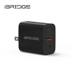 iBRIDGE PD30W雙孔快速充電器-黑, , large