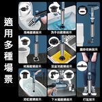 Toilet plunger / blue / reinforced high-pressure stainless steel (8-piece set) &ndash; cylindrical type, , large