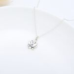 【Angel & Me】Love Lotus s925 sterling silver necklace Valentine Day gift, , large