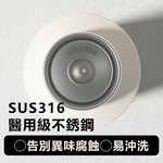 KEPO LQ 600ML KC006 BoomBoom杯 無螺紋彈蓋保溫杯 316不銹鋼內膽 磨砂灰, , large