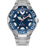CITIZEN 星辰 PROMASTER 虎鯨 光動能200米潛水錶-46mm BN0231-52L, , large