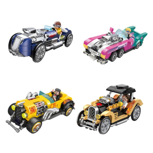 [積木共和國] 【ZHEGAO哲高】SC3007 酷炫跑車系列 一套四款販售(益智拼裝積木)