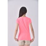(S) superdry圖案粉色短袖上衣二手衣, , large