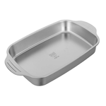Multifunctional 316 Stainless Steel Grilling Fish Pan, Rectangular Deep Pan, Anti-scalding Double-Handled Fish Pan, Barbecue and Baking Utensils, Household and Commercial Use (No Lid), , large