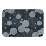 【Monster】Thick Soft Diatomaceous Earth Absorbent Mat – Circle Flow (60x40cm) – Slate Blue, , large