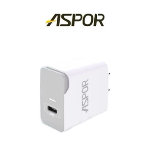 【Leo手機周邊專賣店】ASPOR 20W旅充頭 / AD-055 / 白色