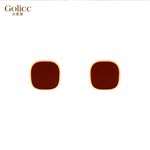 【Gulicc】古莉可 耳環 法式復古酒紅耳環, , large