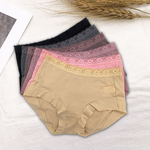 [SHIANEY]Taiwan-Made Tencel Cotton Mid-Rise Women's Panties with Banded Leg Openings / M, , large