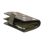 Michael Kors Jet Set 撲克牌花色塗層帆布釦式中夾(橄欖綠), , large