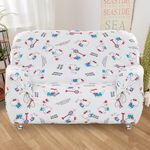 【格藍傢飾】三麗鷗正式授權Hello kitty萬用涼感彈性沙發套-經典灰 1人座/2人座/3人座/1+2+3人座, , large