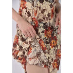 (S) 花朵黃色洋裝二手衣, , large