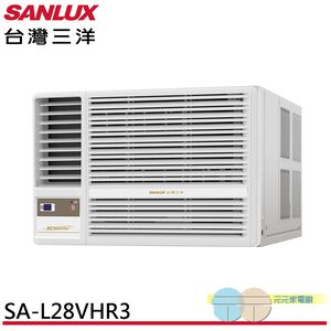 SANLUX Taiwan SANYO 3-4 Ping First-Class Energy Efficiency R32 Inverter Window Air Conditioner Left-Blowing Cooling & Heating SA-L28VHR3