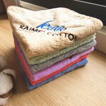 [Kaimei Cotton Industry] 10 randomly selected top-quality ultra-thick microfiber water-absorbent soft square towels. Patented open fiber yarn microfiber square towels, , large