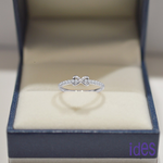 [ides愛蒂思] 成年禮 生日禮 日系輕珠寶OL系列設計款14K金鑽石戒指/愛無限 (戒圍請於訂單備註), , large