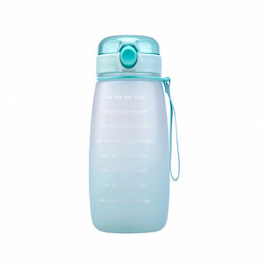 Drinking straw water bottle 1L