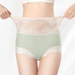 【莎蘿SARO】高腰蕾絲質感石墨烯內褲6件組 M, , large