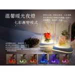 Greenon 永生花香氛機 紅玫瑰 自然風擴香器 香薰減壓 玫瑰花造型 小夜燈, , large