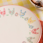 【SOLO歐洲家居】LCW Home 土耳其製 26cm 可愛田園母雞花卉蛋圓盤 餐盤 蛋糕盤 甜點盤 點心盤, , large