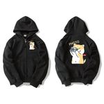 JZ TEE 柴犬&貓咪來拍一張照~ 抗寒保暖重磅內刷毛外套, , large