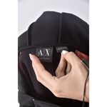 (L) armani exchange棉質連帽背心黑色外套二手衣, , large