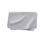 NIKE SWIM LARGE HYDRO TOWEL 超吸水壓縮毛巾 健身 訓練 跑步 輕量 便攜 柔軟 吸水佳 灰, , large