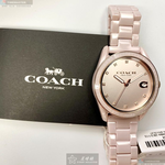 [星晴錶業]COACH手錶,36mm,CH00022粉色錶面粉色錶殼粉紅陶瓷錶帶款, , large