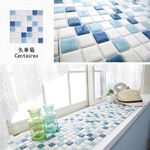 Japanese Glass Mosaic Tile Stickers – 10-Pack “Konpeitō” Design | 3D Peel and Stick Wall Tiles | 3M Self-Adhesive | DIY Backsplash & Decor | Made in Japan, , large