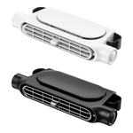 【ENNE】USB插電式涼爽三段式車用座椅風扇/白色(電扇/車用風扇/汽車風扇/隨身風扇/渦輪風扇)(S0040-W), , large