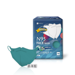 【醫碩科技】藍鷹牌 N95醫用立體型成人口罩 五層防護 壓條款 多色可選, , large