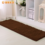 Microfiber long-haired water-absorbing anti-slip floor mat 40x130 cm - peach red, , large