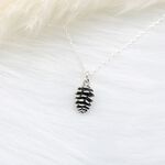 【Angel & Me】立體 小 松果 Pinecone 925 純銀 項鍊 生日 情人節 聖誕節 禮物, , large