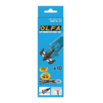 【OLFA】刀片可替換式 安全工作刀備用刀片 10片入 /組 SKB-16/10B(日本內銷型號XB239-10), , large