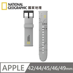 National Geographic 國家地理 Smart Apple Watch Strap 矽膠錶帶 適用 Apple Watch 42/44/45/46/49mm - 灰色, , large
