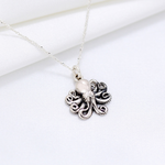 【Angel & Me】Baby Octopus s925 sterling silver necklace Birthday gift, , large