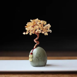 【A&R】發財水晶樹聚寶盆 創意盆栽款 - 黃水晶, , large