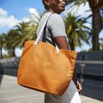 Bellroy 輕量托特包 側背包 購物袋 可摺疊收納-芥末黃, , large