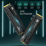 [FANXIANG] SSD solid state drive M.2 2280 PCIe4.0 independent memory DRAM read speed 7400MB/s support PS5-S770-2TB with heat sink, , large