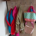 [熊好貼國際]壁掛式大五勾 免運 (SGS認證不鏽鋼)門後臥室衣帽架 無痕掛勾  耐重 衣物架 掛鉤 收納 國貨, , large