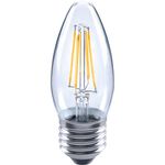 [樂施達]LED 燈泡 蠟燭型 4.5W E27 節能 黃光 可調光（C35）, , large