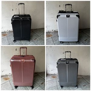 ~雪黛屋~LUPO 29寸行李箱PC+ABS加大防盜拉鍊海關鎖360旋轉飛機避震輪隱藏杯架W3320