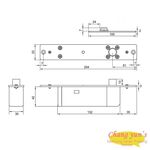 昌運監視器 PONGEE Pegasus DA-64RAD(DA-64RA/D) 磁簧式 陽極鎖 電鎖 可無線遙控開門 距離可達到10公尺, , large